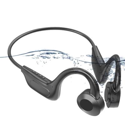 China BT 5.1 Low Latency Headset High Call Bone Conduction Radio Earphone Support TF Hot Selling Waterproof Swimming Sound Card for sale