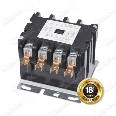 China 4P40A Air Conditioning Contactores Electronic AC Contactor 220v 24 Volt Contactors 4p for sale