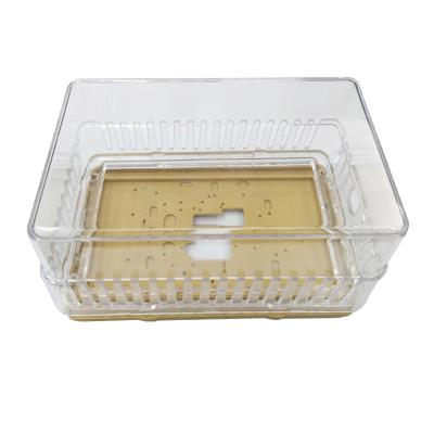 China BTG-RK Hotel Thermostat Guard For Air Conditioner Thermostat Temperature Control Box Cover Plastic Case With Lock Good Quality for sale