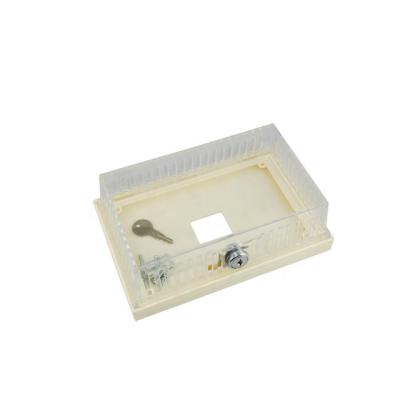 China BTG-DK Hotel Thermostat Guard For Air Conditioner Thermostat Temperature Control Box Cover Plastic Case With Lock Good Quality for sale