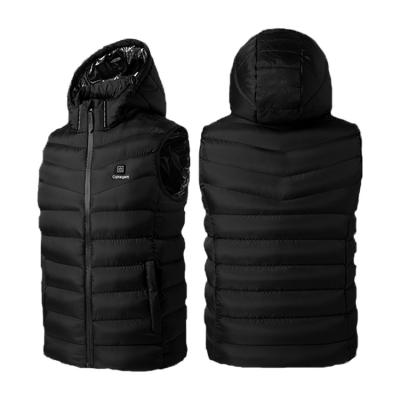 China New Design Heating Cotton Rechargeable Light Weight Breathable Soft Heated Trap Sweat Vest For Men for sale