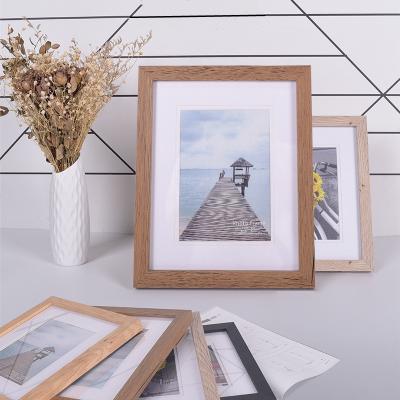 China Wholesale Home Decoration Wall Hung Table Top Christmas Picture Frame Logo Custom Size Black White Family Kids MDF Photo Frames for sale