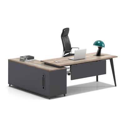 China Guangdong Office Furniture Modern L Shape Executive Desk for sale