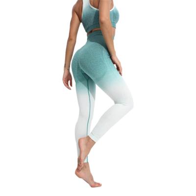 China Cheap Green Professionally Made Women Gaiters Yoga Pants Breathable for sale