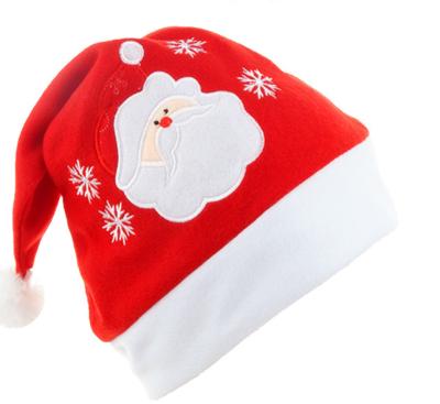 China Brushed Cloth Christmas Hat Christmas Gift For Kids New Year Supplies Christmas Hats for sale