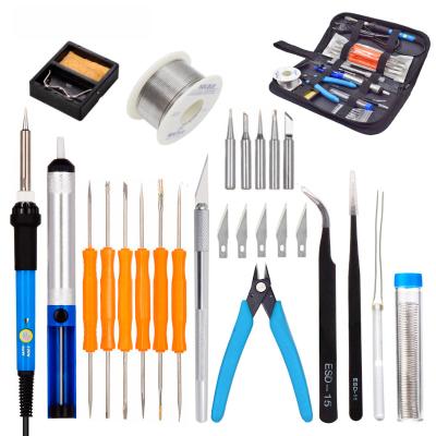 China Other Tip Set Welding Wire Repair Tool 60W Adjustable Temperature Electric Welding Iron Welding Kit for sale