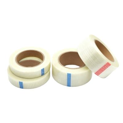 China ANTISTATIC Printing Hanging Kraft Material PP Tie Stripe Fiber Tape 25mm*50m Plate Viscose for sale