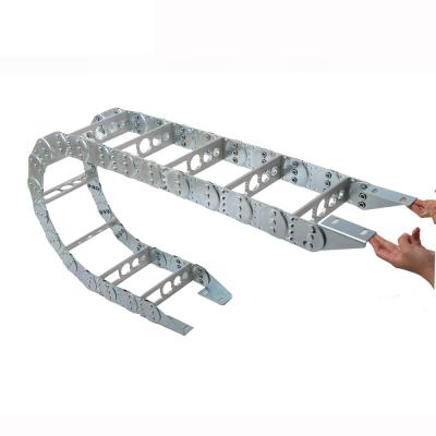 China Cable Protection Steel Wire Rope Track Moving Carriers Drag Chains Industrial Steel Cable Drag Chain for sale