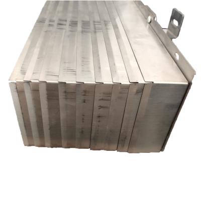 China Long Load Steel Armor Bellows Cover Strip For Power Tools Flexible Steel Bellows Cover for sale