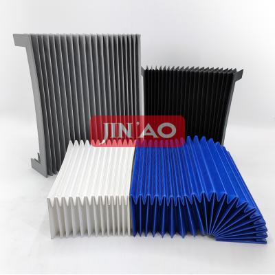 China CNC Machine Cloth Accordion Dust Cover Flame Retardant Dustproof Protective Cover for sale