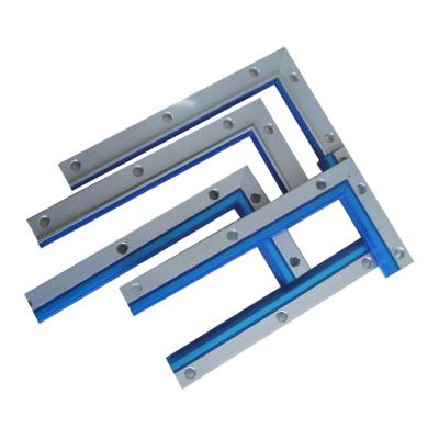 China Right Angle Type Irene Shape Stainless Steel CNC Machine Guide Rail Right Angle Scraper for sale