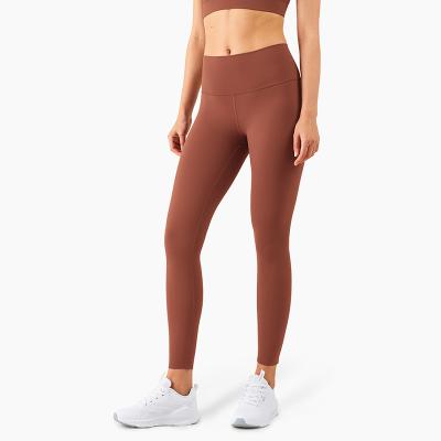 China Wholesale Custom OEM Logo High Waist Fitness Gym Wear Yoga Pants Breathable With Pocket Ladies Gaiters For Women for sale