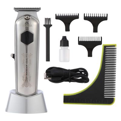 China Highest level professional rechargeable electric hair trimmer cutting metal hair trimmer for sale