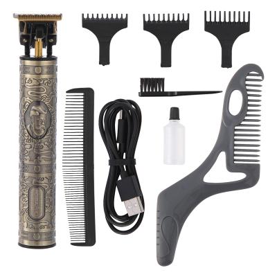 China 2021 Highest Level Haircut T9 Standard Multifunctional Portable Electric T-Blade Hair Trimmer For Men for sale