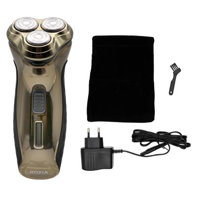 China Waterproof Triple Blade Electric Shaver Portable Cordless Rechargeable Men's Hair Face Shaver Eco-friendly Face Shaver for sale