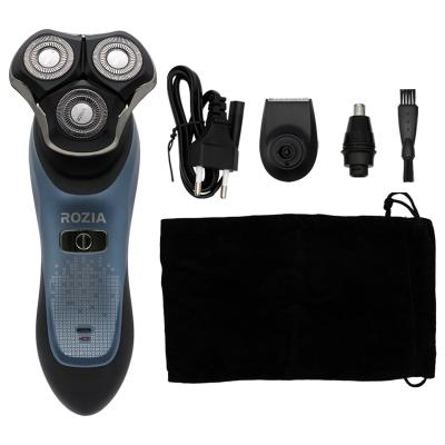 China Wholesale Men's Triple Blade Travel Electronic Triple Shaver Beard Professional Usb Electric Face Refill Electric Shaver For Men for sale