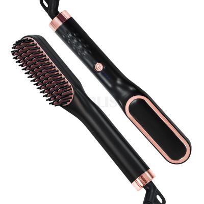 China Salon Hair Make Salon Hair Make Multifunctional Electric Hair Beard Comb Professional Salon Styling Comb Portable Hair Straightener Passionate Brush for sale