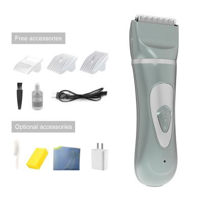 China Highest Standard Ceramic Quiet Waterproof Baby Hair Clippers Highest Level Blade Kids Cordless Hair Trimmer Hair Cutting Kit For Kids for sale