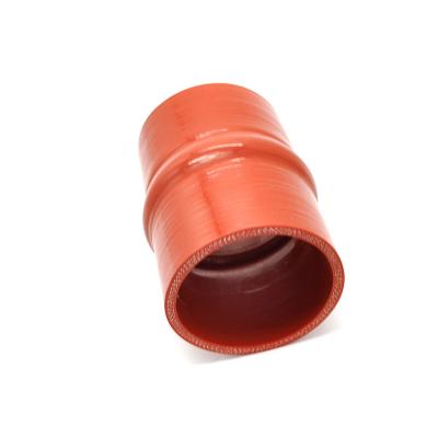 China Silicone Reinforcement High Performance Car Engine Hose Rubber Nylon Customized Steel Wire Reinforced Silicone Bellows Hose for sale