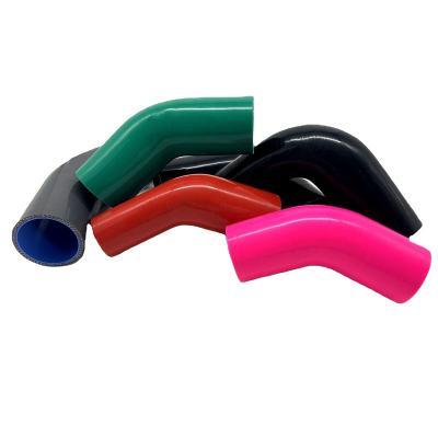 China Factory Wholesale Flexible Elbow Silicone Rubber High Temperature Braided Fluoro Universal Hose Hose Silicon Silicone Hose For Automotive for sale