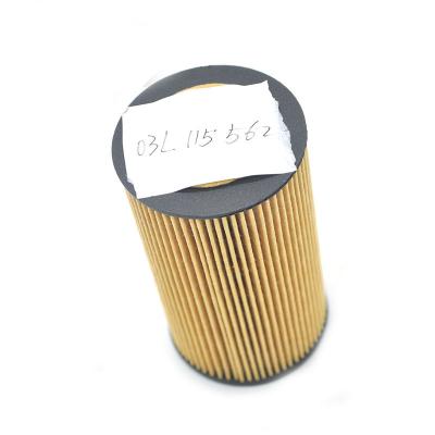 China Remove Dust Impurities 03L115562 VW03L115562 Car Oil Filter For VW AMAROK BEETLE CART DC CRAFTER EOS GOLF JETTA PASSAT for sale