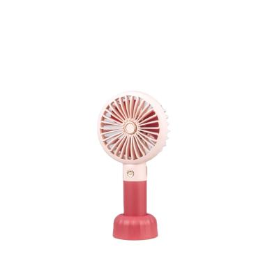 China New Mute Handheld Fan Portable USB Student Charging Mini Desktop Hand Holding Small Electric Fan Maker for sale