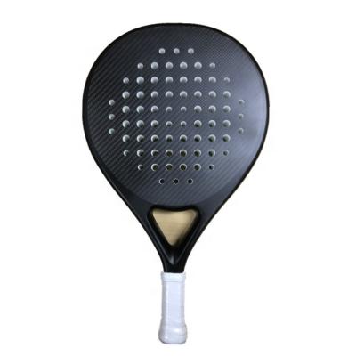 China Carbon fiber / 3k / kvl / 18K durable Padel racket / paddle with soft EVA foam for sale