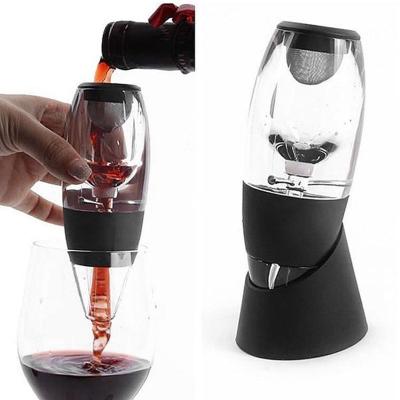 China Magic Wine Aerator Aerator Set Bar Essential Accessories Equipment Family Party Bar Portable Red Wine Wine Decanter with Filter for sale