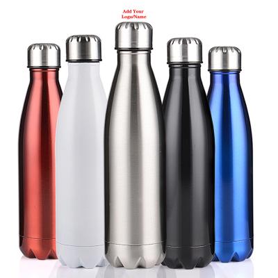 China Stainless Steel Viable Water Bottle Logo Custom Bottle Vacuum Flasks Portable Sports Gift Cups for sale