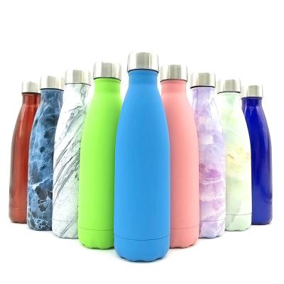 China Bpa Free Logo Name Double-Wall Insulated Vacuum Flask Viable Free Custom Stainless Steel Water Bottle Sports Water Bottles for sale