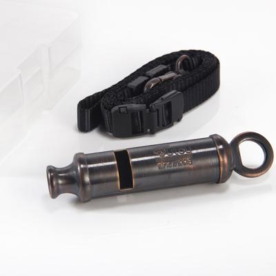 China Brass Two Tone Outdoor Survival Factory Start Brass Siren Whistle for sale