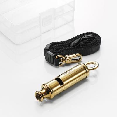 China Outdoor Survival Brass Two Tone Siren Brass Whistle for sale