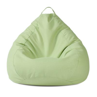 China Factory Direct Light Green Back Chair Sofa Beanbag Cover Only Adjustable Hot Sale High Support Bean Bag (Waist) for sale