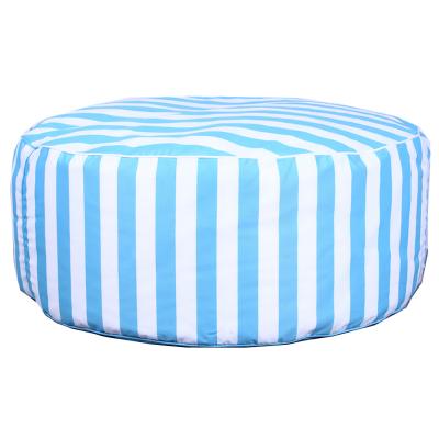 China Fancy Removable Cover Lounge Seating Round Stripe Printed Bean Bag Chair for sale