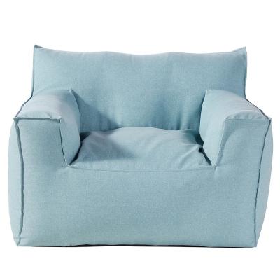 China Polyester Beach Cover Removable Cover Light Blue Easy Clean Light Blue Armchair Waterproof UV Resistant Lounge Bean Bag Chair Outdoor for sale