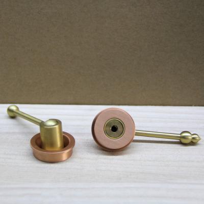 China Eclectic Sideboard Hardware Knob Door T Bar Handle Pulls Custom Brass Furniture Handles for sale