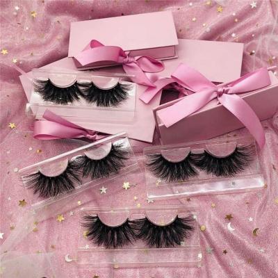 China Goods up to 25-30 times 24 hours fast delivery wholesale 25mm Mink Eyelash 3D Mink Lashes Full Strip 25mm Mink Lashes for sale