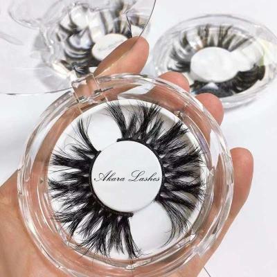 China New Style Cruelty Free 25mm Mink Eyelashes 3d Mink Up To 25-30 Times Good Lashes Lashes Private Label Lashes Package Box for sale