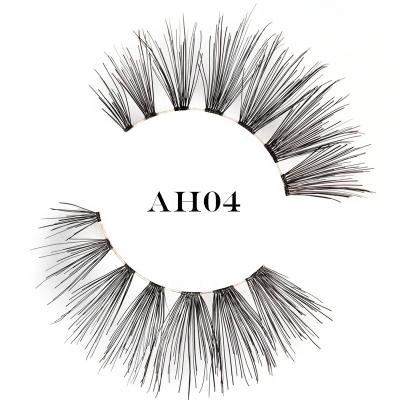 China Indonesia Hair 100% Real Hair Natural Soft Hand Made False Eyelash Tape False Eyelashes for sale