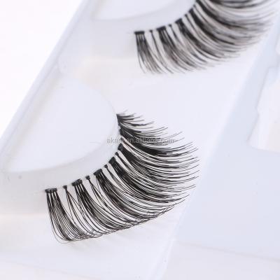 China 100% Natural Thick Warm Soft Natural Eyelash Makeup Cosmetics False Hair False Eyelash Long Hair False Eyelash for sale