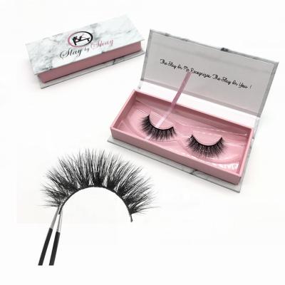 China Empty 3d mink eyelashes box 25mm false eyelash packaging box 25mm mink eyelash seller custom private label wick wholesale up to 25-30 times goods for sale