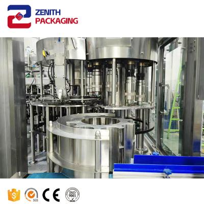 China Food Hot fruit juice/tea/coffee/water filling and sealing packaging machine PET bottled fruit juice hot filling machine for sale