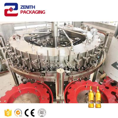 China Food Rotary Type Automatic 3 in 1 Beer Glass Bottle Washing Filling Capping Machine Beer Filling Machine for sale