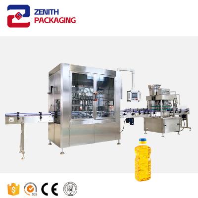 China Food Customized automatic cooking sunflower/fragrance/soybean/vegetable oil linear filling production line for sale