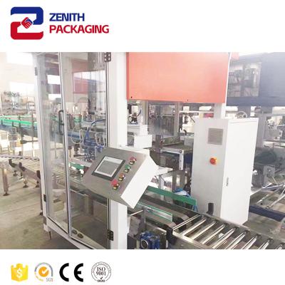 China Food PE Heating Shrink Film Glass Bottle Beer Drinks Carton Box Sleeve Wrapping Shrinking Packing Machinery with One Piece for sale