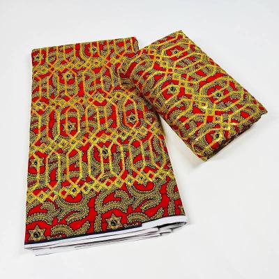 Κίνα Anti-Static Top Selling African Wax Sequin Fabrics 100 Cotton Ankara Sequins For Textile Women προς πώληση