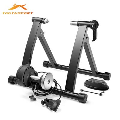 China Youtusport Adjustable Foldable Portable Bike Trainer 6 Levers Magnetic Resistance Trainer Stand Suit For 26-29 Inch Bikes Including 700C for sale