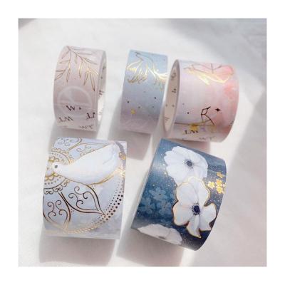 China ANTISTATIC Colorful Custom Printed Clear Special UV Spot Ink Masking Paper Washi Tape for sale