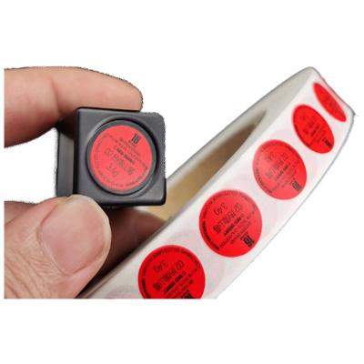 China Waterproof High Quality Custom Red Lipstick Square Fast Delivery Bottom Labels for sale