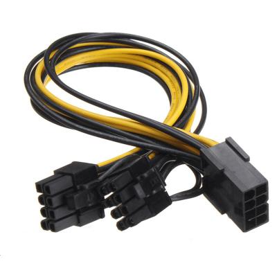 中国 (6+2) Pin Pin To Dual 8 Pin Power Station 8 Pin Video Card Power Cable Parts Graphics 販売のため